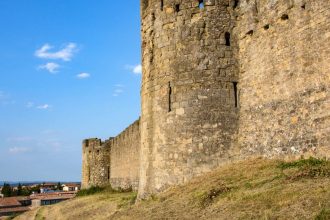 Vue des fortifications Séré de Rivières à Carcassonne