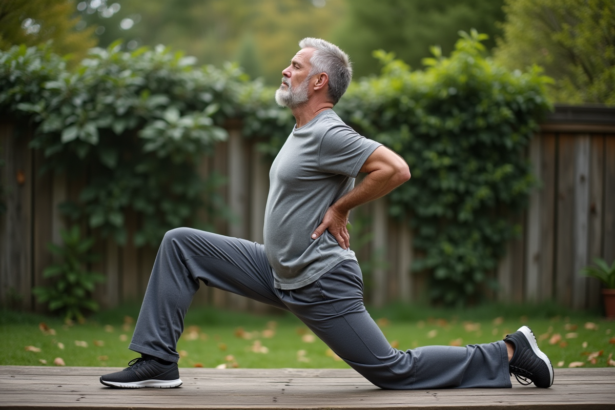 Homme en pleine pause d